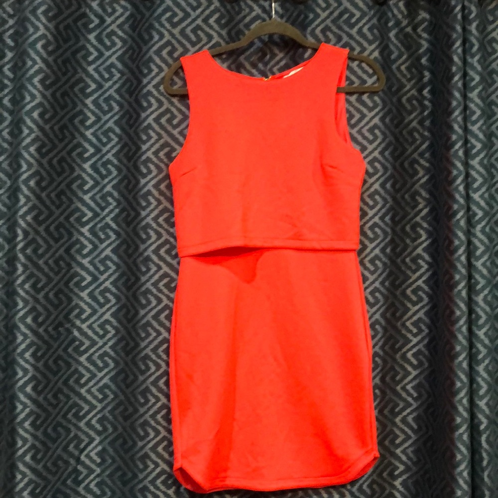 Lovely Hot orange dress
